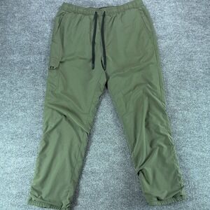 Balance Collection Outdoor Mens Fleece Lined Cargo Pants Olive Green Lg Gorpcore